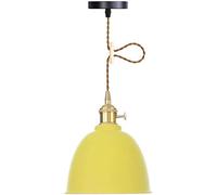 WQHPLMD Retro Industrial Chandelier - Iron Pendant Lamp with Multiple Colors for Aisles, Bedrooms, Kitchens And More