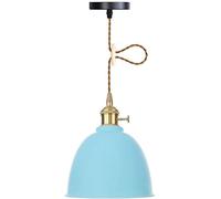 WQHPLMD Retro Industrial Chandelier - Iron Pendant Lamp with Multiple Colors for Aisles, Bedrooms, Kitchens And More