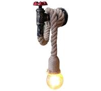 WQHPLMD Retro Industrial Style Bronze Wrought Iron Chandeliers for Bedroom Bedside Lighting - Adjustable Chain/Cord Pendant Lamp