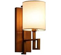 WQHPLMD Retro Wall Sconce Lamp, Vintage Fabric Wall Light - Farmhouse Style Living Room Bedroom Decor