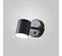 WQHPLMD Rotatable Bedside LED Reading Lamp with Brass Finish And Acrylic Shade - Elegant And Stylish Decor