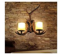 WQHPLMD Sconce Anticà di Occhio di Osteria Resina con Parafosfora di Legno Arredamento Casa Lampio Rosticcialetto