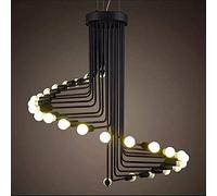 WQHPLMD Spiral Chandelier Decorative Light for Living Room And Dining Room with Elegant Finish