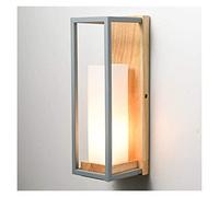 WQHPLMD Stilescnico Lampo a Parete Rustico con Specchio di Vetro per Appartamento Casa Luce Indoor Sconce Comoda e Decorativa