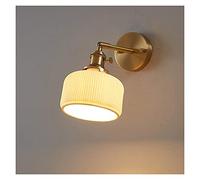 WQHPLMD Stilizzato Lampino Ormai con Connessione Serrata per Muro Ceramicato con Abat-Jour E27 Light Indoor e Abat-Jour Handicraft Ceramico