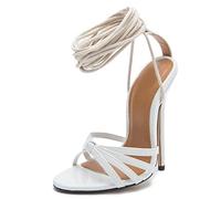 WQHPLMD Strapia Femminile Pompe per Estate Plus Size Maschile Slip-on Puntato a Punta Elegante Scarpe da Tacco per comodità di comodità da 5 Pollici Origine