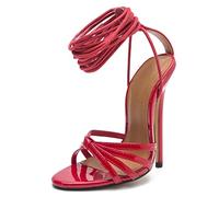 WQHPLMD Strapia Femminile Pompe per Estate Plus Size Maschile Slip-on Puntato a Punta Elegante Scarpe da Tacco per comodità di comodità da 5 Pollici Origine