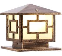 WQHPLMD Sturdy Outdoor Post Lanterns - Rustproof And Waterproof Aluminum Light with Antiqued Finish