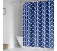WQHPLMD Tenda 78x90, Tende da Doccia in Poliestere per Bagno con Ganci a Spina di Pesce, 200x230 cm