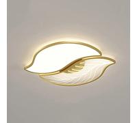 WQHPLMD Ultra-Thin LED Flush Mount Ceiling Lamp with Tri-Color Dimming Bedrooms, Balconies And Kitchens
