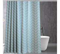 WQHPLMD Vasca 60x72, Tende PEVA per Motivi a Spina di Pesce da Bagno, Tenda da Doccia da 150x180 cm con Ganci