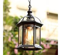 WQHPLMD Waterproof And Rust-Proof Hanging Lamp - Retro European Style Outdoor Pendant Light for Dining Room, Kitchen, Bedroom, Foyer