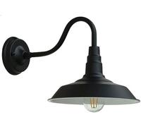 WQHPLMD Waterproof Retro Wall Lantern in Black And White - for Front Door Paths