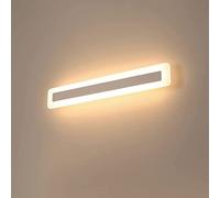 WQHPLMD White LED Vanity Lights for Bath Mirror - Wall Sconce Lighting, Nordic Style, Easy Installation