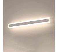 WQHPLMD White LED Vanity Lights for Bath Mirror - Wall Sconce Lighting, Nordic Style, Easy Installation