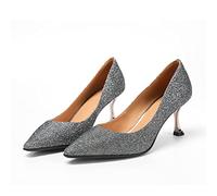 WQHPLMD Women Pumps Heels Pointed Toe Wedding Shoes for Women Dress Pump Shoes Closed Toe Stiletto Heels Slip On Pumps Shoes Origin China