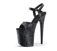 WQHPLMD Women's High Heel Sandals Stiletto Heels Platform Sandals, Open Toe Ankle Pumps Shoes for Party Event Night Dress Origin China