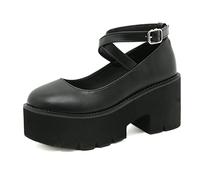 WQHPLMD Women's Mary Janes Pumps with Platform Heel - Comfortable And Stylish