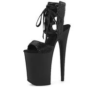 WQHPLMD Women's Open Toe Platform Heels Ankle Strap Sandals Stilettos High Heeled for Summer Dress Shoes Origin China