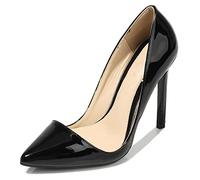 WQHPLMD Women's Pumps Pointy Shallow Mouth High Heel Artificial PU Slip On Stiletto Heels Heeled Sandals Classic Office Mannequins Catwalk Casual Shoes