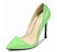 WQHPLMD Women's Pumps Pointy Shallow Mouth High Heel Artificial PU Slip On Stiletto Heels Heeled Sandals Classic Office Mannequins Catwalk Casual Shoes