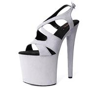 WQHPLMD Women's Sandals Stilettos Heel Opened Toe Summer Dress Pumps Club Party Pumps Shoes Origin China