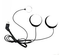 wqibq Auricular per casco da moto | Microfono per la comunicazione con citofono per casco | 10 pin impermeabile per adolescenti, uomini, adulti, viaggi e ciclismo -