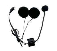 wqibq Auricular per casco da moto | Microfono per la comunicazione con citofono per casco | 10 pin impermeabile per adolescenti, uomini, adulti, viaggi e ciclismo -