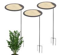 wqibq Copertura protettiva per piante, 3 pezzi, protezione solare per fiori, pieghevole, protezione UV portatile, per fiori, terrazza, balcone, cortile, piscina, giardino