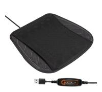 wqibq Cuscino refrigerante per auto, cuscino refrigerante ventilato per sedili anteriori auto, con ventilatori silenziosi, 3 livelli di velocità, porta USB, per viaggiare, giocare e guidare in SUV