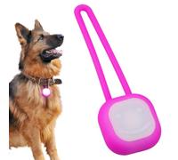 wqibq Luce per cani per collari, ciondolo luminoso in silicone per cani, portatile, funzionamento a batteria, ciondolo a LED multifunzionale, per animali domestici per cani, Siehe Beschreibung, Vedi