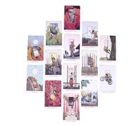 wqibq Tarocchi | Carte dei tarocchi con guida | Oracolo 10,7 x 6 cm - Strumento di divinazione per una lettura