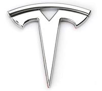WQIUTT Auto Stemmi e Decorazioni per Tesla Model 3 Model Y Model S,Cofano Anteriore Stemma Emblema Distintivo Adesivi Stemmi Decorazioni Badge Adesivo Ricambio Logo