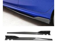 WQLTTFC Minigonne Laterali per Audi S3 Sedan 8V 2013 2014 2015 2016, Auto Alettoni Laterale Estensione Diffusore AntiGraffio Accessori Auto,Bright Carbon Fiber