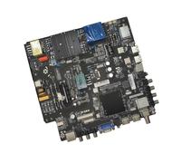 WQMEOR TP.MS338.Pc821 Scheda madre universale for TV HD WiFi Dual Core Cache 512M + 4G Memoria Menu lingua regolabile con telecomando