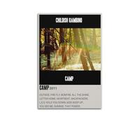 WQMP Stampa artistica su tela, motivo: Camp Childish Gambino, poster decorativo vintage con musica e film, per soggiorno, camera da letto, 30 x 45 cm, senza cornice