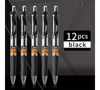 WQN 3/6/12pcs Penna Gel a Pressione Rapida 0.5mm Penna Rollerball Penna per Ufficio e Conferenze per la Stagione del a Scuola