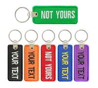WQNMY Portachiavi personalizzato, portachiavi moto personalizzato con ricamo bifacciale, portachiavi unisex per auto, bici da camera (Tipa 4)