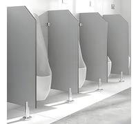 WQPMNYG Divisorio per orinatoio, divisorio per orinatoio a Pavimento per Uomo, divisorio per orinatoio per Servizi igienici pubblici, divisorio per la Privacy dell'orinatoio con raccordi i