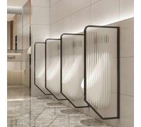 WQPMNYG Pannello divisorio per orinatoio, Schermo per la Privacy dell'orinatoio, divisorio per orinatoio a Parete, divisorio per orinatoio con Telaio in Acciaio Inossidabile, Schermo per l