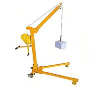 WQPMNYG Sollevatore Manuale Pieghevole Portatile con verricello per Officina e casa, capacità di carico 200, 300, 500 kg, Strumento di Sollevamento Manuale per carichi Pesanti.