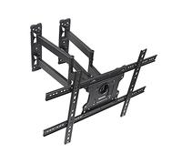 WQPMNYG Supporto TV angolare da Parete, con Sei Bracci, Girevole, inclinabile, con Doppia Base, per la Maggior Parte dei televisori da 37"-70" con Supporto TV VESA Massimo 600x400mm.