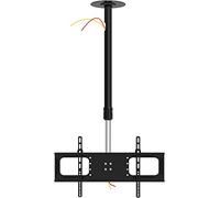 WQPMNYG Supporto TV, Supporto TV a Parete, Supporto TV sospeso Completamente Girevole, Regolazione telescopica dell'altezza da soffitto per TV da 32 a 70 Pollici, Staffa Girevole e inclinabile, supp