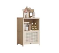 WQQYU6HKF Credenza Narrow-Sided Two-Tier Kitchen Sideboard with Storage Compartments for Coffee And Tea Madia