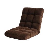 WQQYU6HKF Divano per Pigri Floor Seat Single Lazy Sofa for bay Window Backrest Chair Reclining Lounge Divano(Bruin)