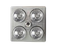 WQQYU6HKF Ventilatore da soffitta Riscaldatore e lampada da bagno a soffitto 2 in 1, apparecchio di illuminazione calda istantanea for la casa per il bagno