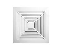 WQQYU6HKF Ventilatore da soffitta Ventilatore da soffitto multiuso 30x30cm silenzioso for cucina e bagno, ultrasottile per il bagno