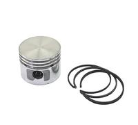WQVXGKTI 1 pc 42 mm 47 mm 48 mm 51 mm pistone compressore d'Aria con Anelli di Olio da 3 PCS Set di Anelli Olio Compatibile Compatibile con componenti Metallici della Pompa 'Aria(48 Piston 48 Rings)
