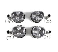WQVXGKTI 4 Set di Anelli a pistone e Cilindro Set 77mm 11257566019 Compatibile con N14 R55 R56 R57 R58 R59 R60 R61 Modelli di Campagna da 2006 al 2016 Turbo Motore