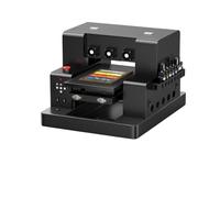 WQVXGKTI A3 Flatbed Printer Compatible With L805 Automatic DTF Printer with Varnish for Bottle Acrylic Wood Printing